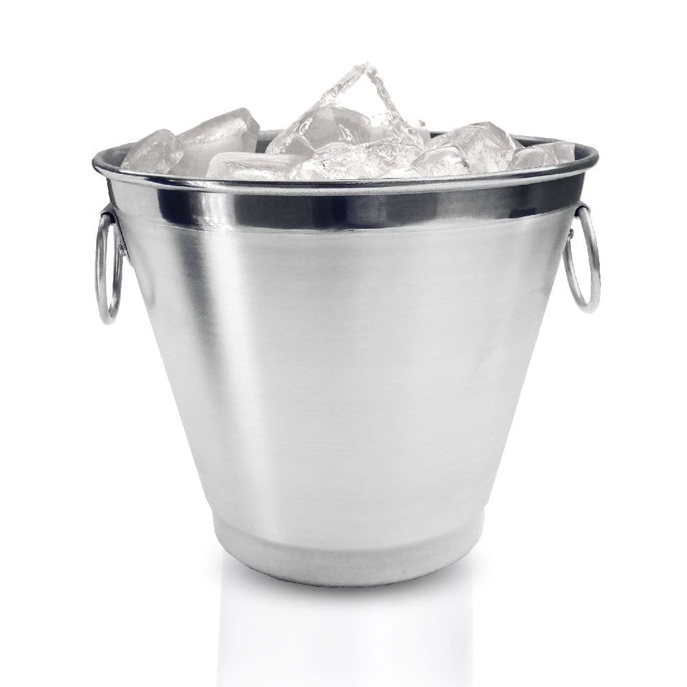 Balde De Gelo Médio Em Aluminio 5,5 Litros - Polido E Lixado