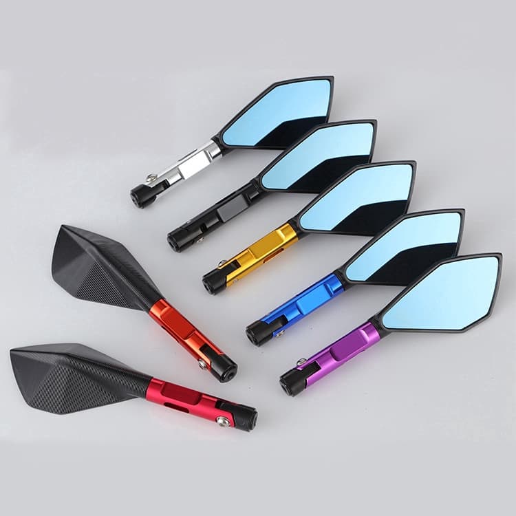 Espelho Retrovisor Da Motocicleta Modificado Alumínio 21cm Comprimento Caber 8mm 10mm 5 Cores