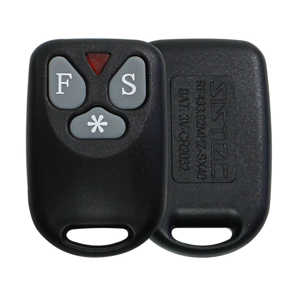 Capa Controle Alarme Sistec 3 Botões