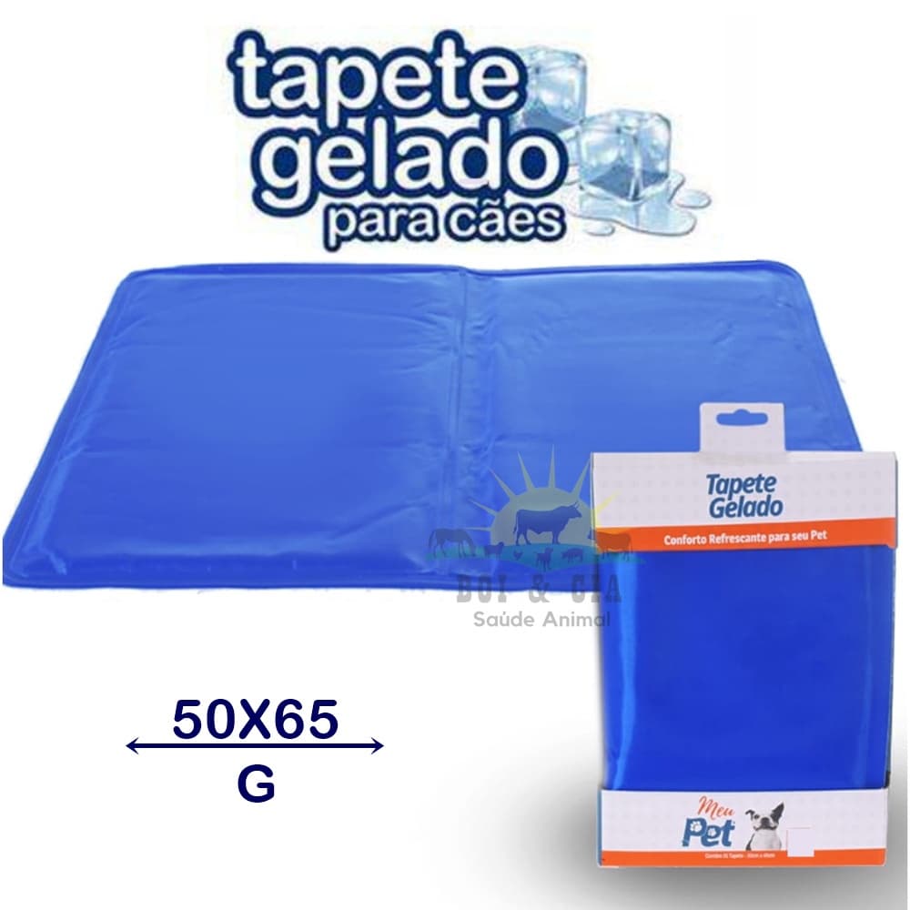 Tapete Refrescante Gelado Para Cachorro Gato Cão G - Meu Pet