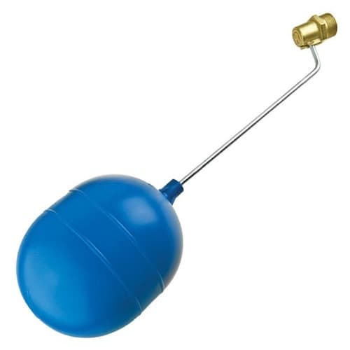 Torneira De Boia Para Caixa D'água Alta Vazão Zamac Balão Plástico Garden 3/4