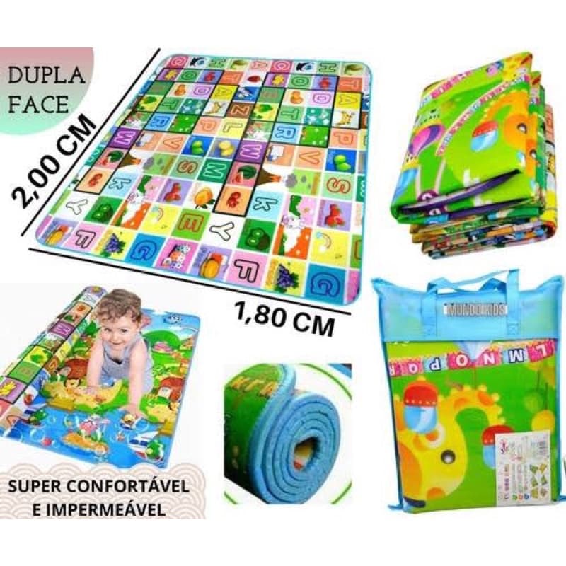 Tapete Infantil 200x180 dupla face térmico