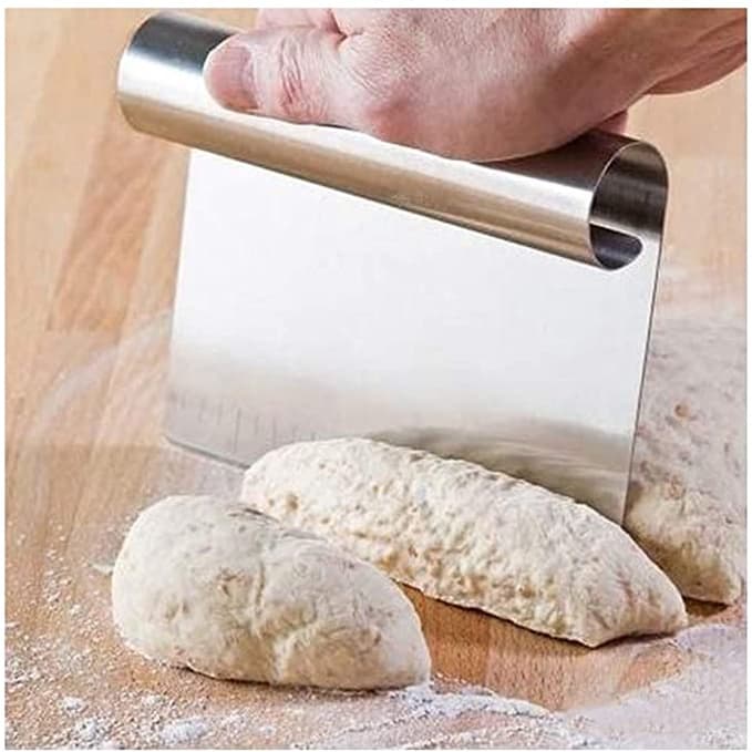 Espátula E Raspador De Massas Com Medidas Aço Inox