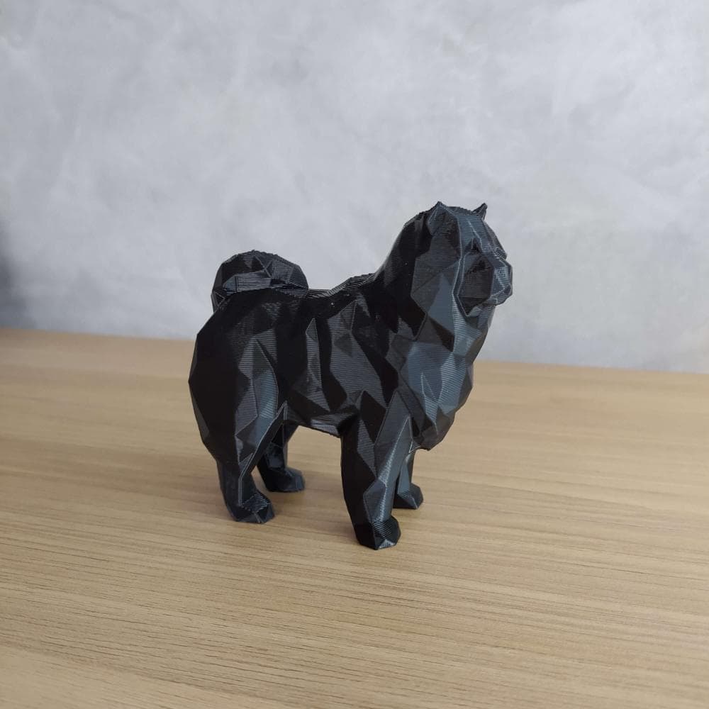 Chow-chow Geométrico Decorativo Pequeno