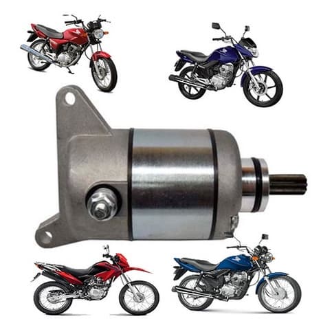 Motor Partida Cg Fan Titan 150 2004 a 2014