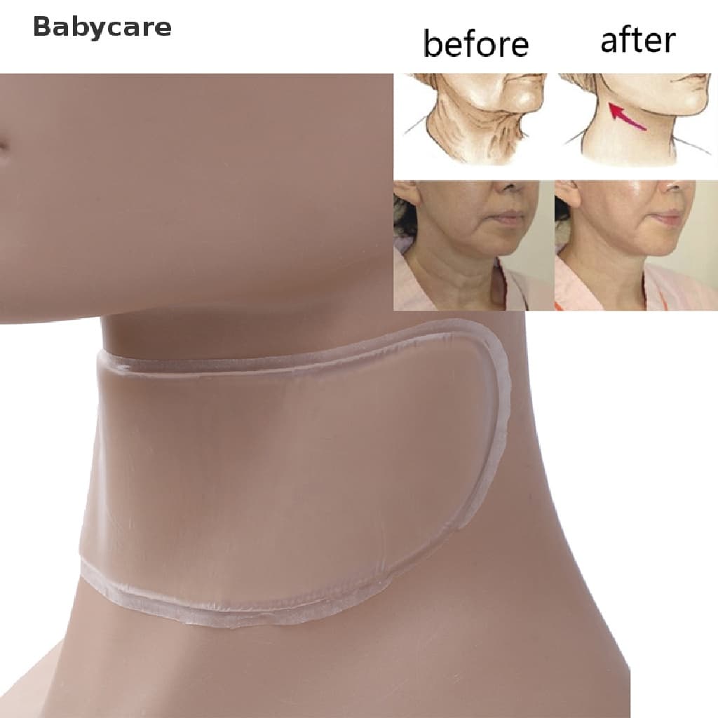 (Babycare) Almofada De Pescoço De Silicone Reutilizável Anti-Rugas / Cuidado Com O Pescoço / Levantamento De Pescoço