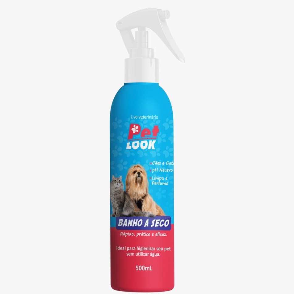 Banho a Seco para Cachorro e Gato Pet Look