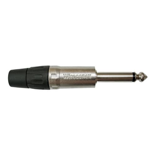 Conector Plugue P10 Wireconex Mono Profissional Para Cabo