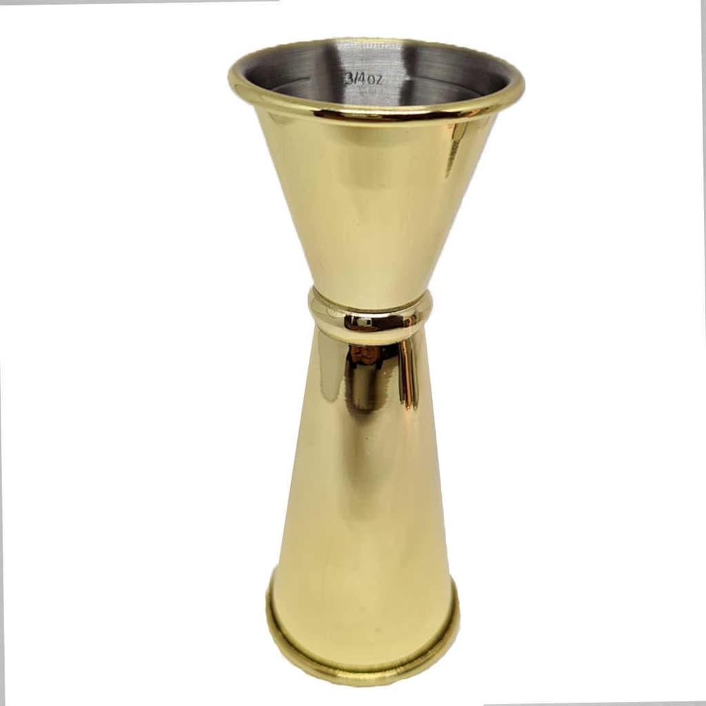 Dosador para bebidas inox - dourado - 30/60ml
