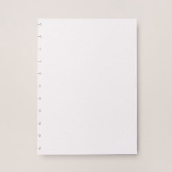 Refil de folhas Pontado - Caderno Inteligente
