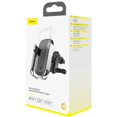 Suporte Veicular Carregamento Sem Fio 10w Rock-soild Baseus