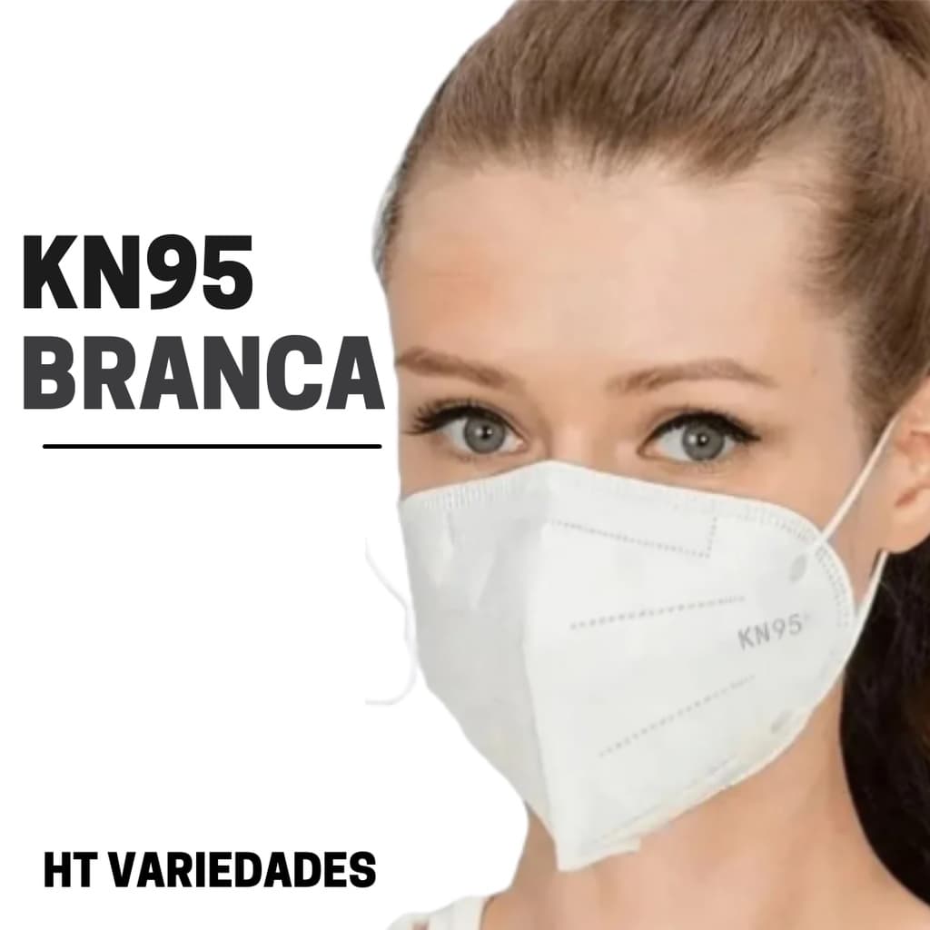 Kit 10 Máscaras KN95 PFF2 - ReutilizávelAlta Proteção 5 Camadas  NON MEDIC