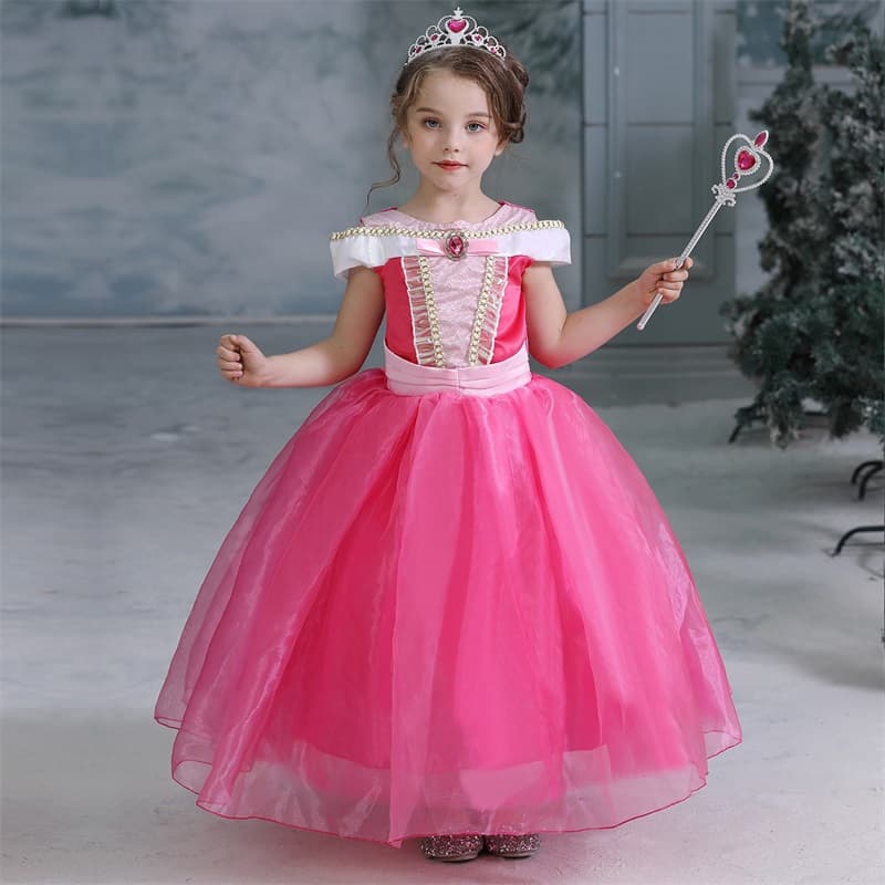 Crianças Menina Princesa Festa De Aniversário Vestido Halloween Cosplay Fancy Children Dresses