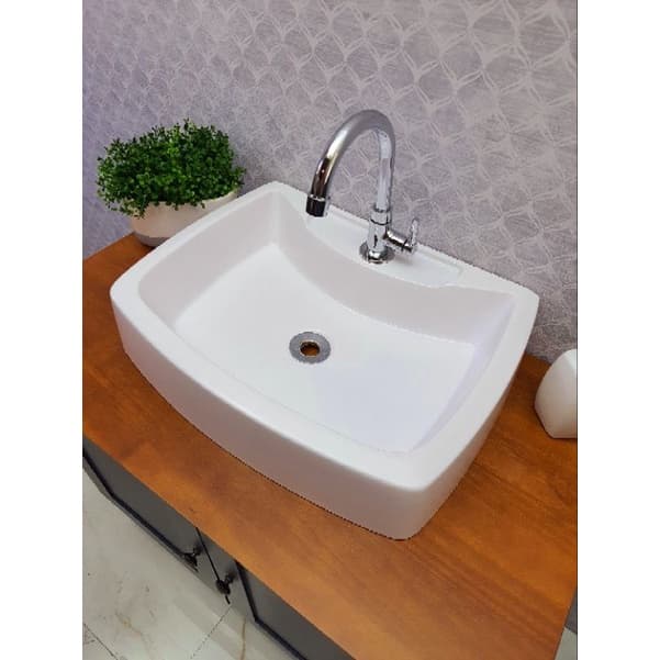 Cuba Pia Bonina Roma Para Banheiro De Apoio 49x37cm Casa Laura Decor