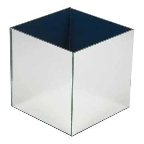 Vaso Cachepô 15x15x15 espelho plantas e decoração