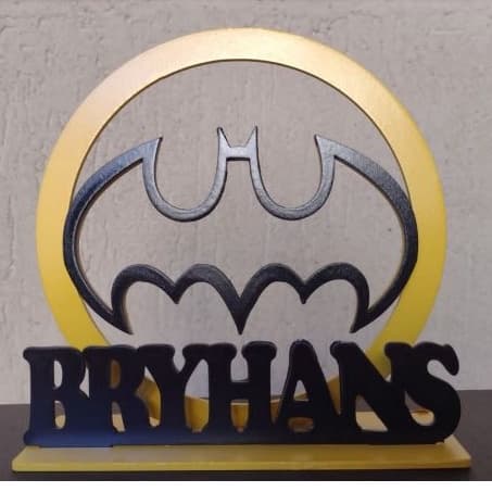 20 Lembrancinhas Batman Personalizada Festa Nomes Centro De Mesa Infantil Super Herói Aniversário