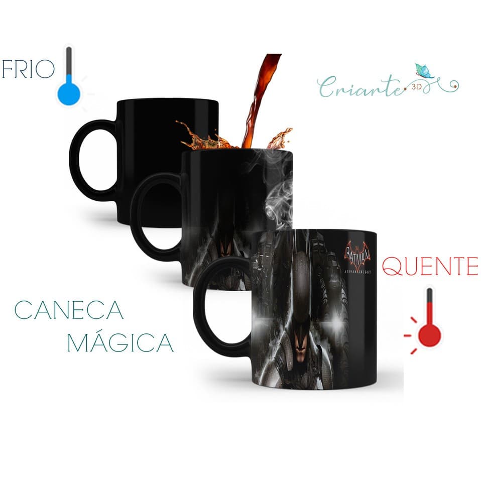 Caneca Porcelana Mágica Coleção Batman #02