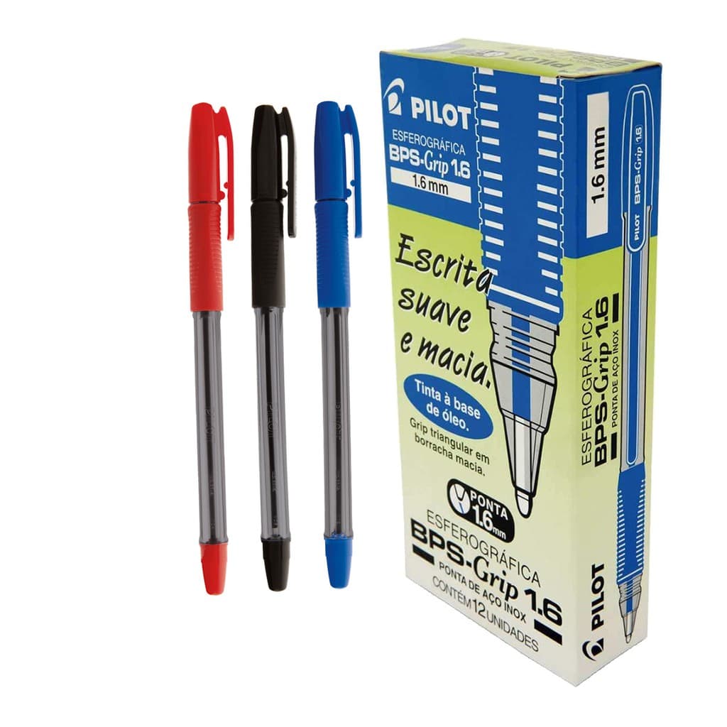 Caneta Bps Grip 1.6 Pilot 12 Unidades