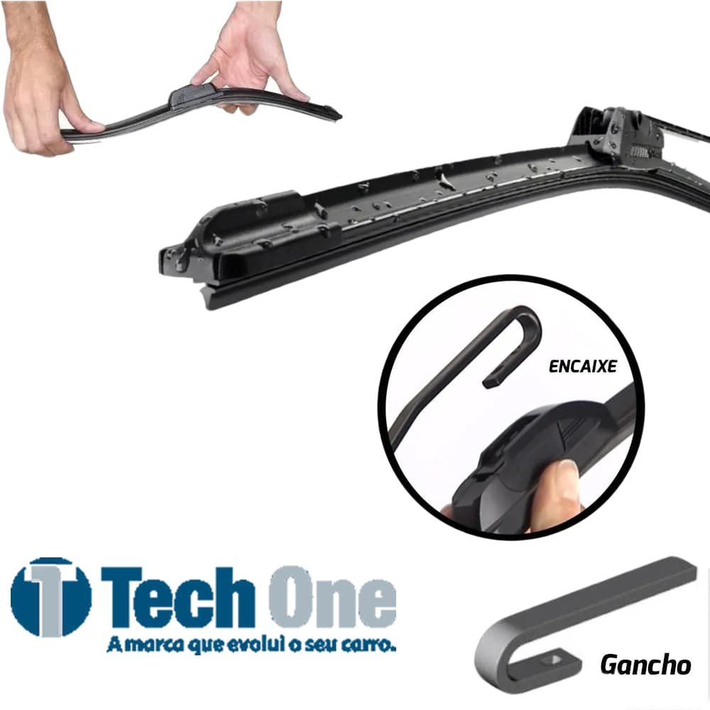 Palheta Silicone Automotiva limpador Parabrisa Borracha 24"