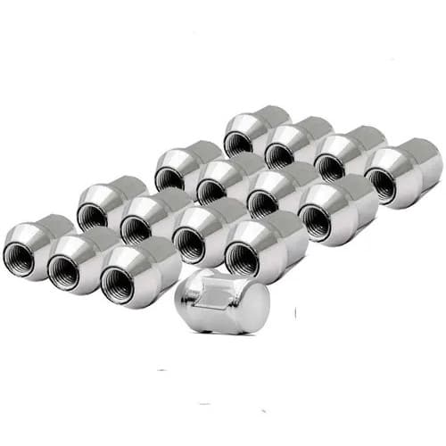 Kit 16 Porca Cromada Roda Gm Onix Cruze Spin Tracker 35mm