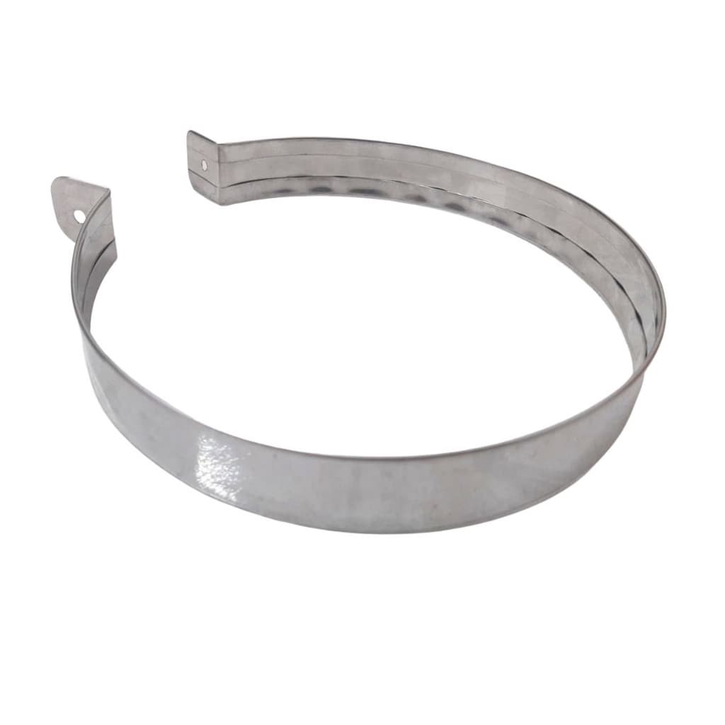 Abraçadeira 12" Polegadas Inox 430 Para Duto Churrasqueira