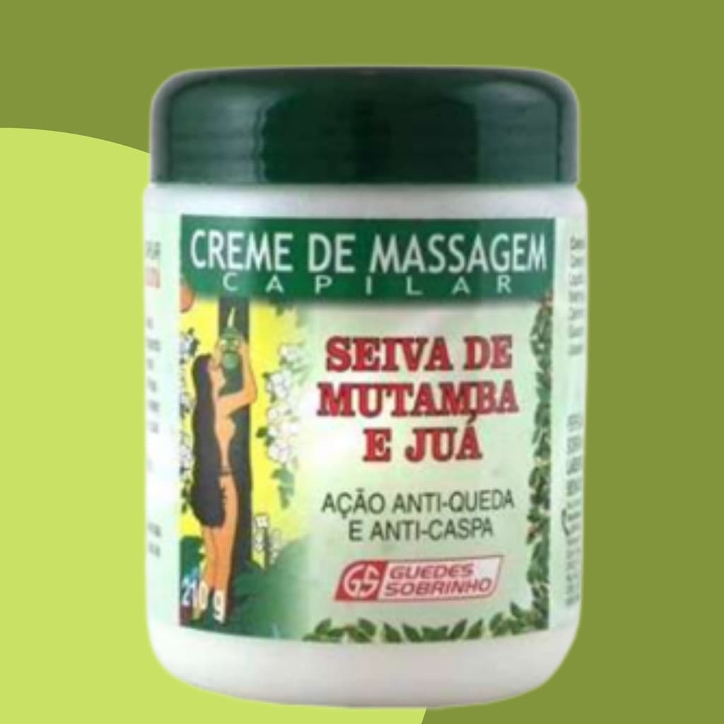 Creme de Massagem Capilar Seiva de Mutamba e Juá