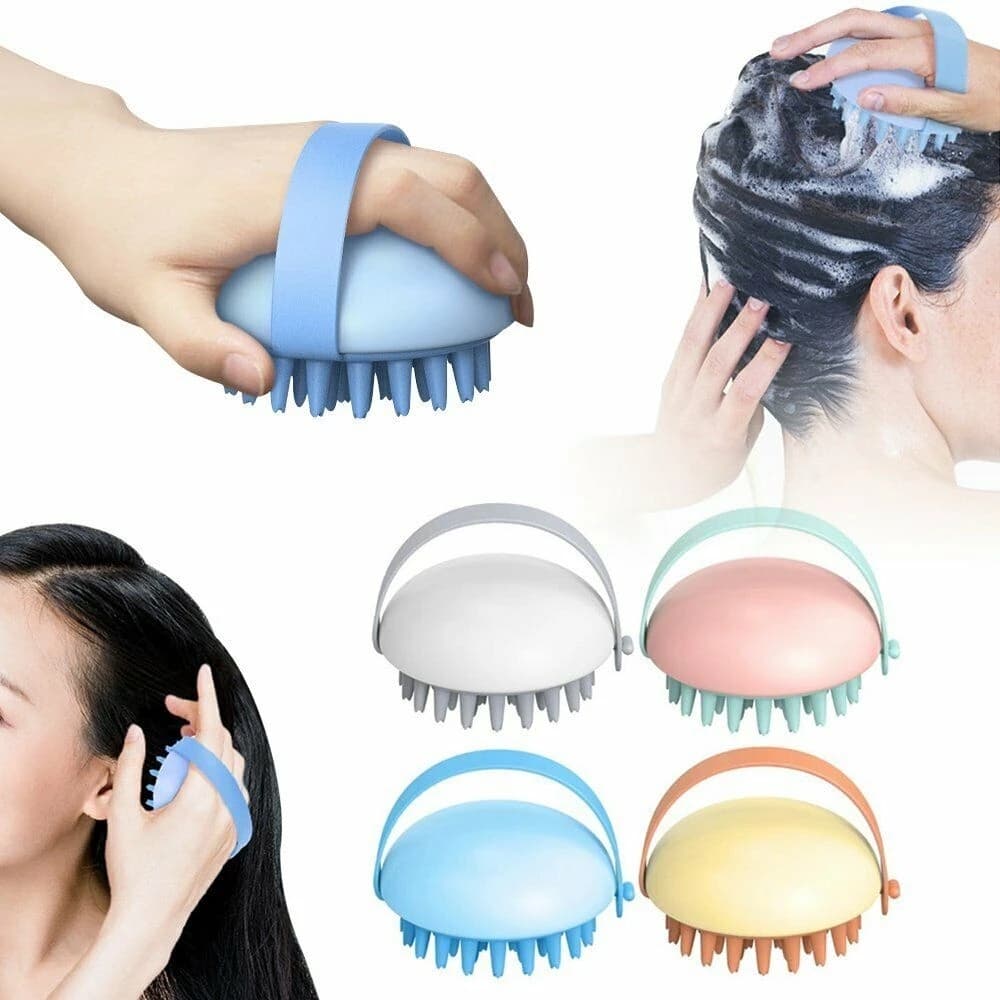 Escova Massageadora Capilar Couro Cabeludo Anti-Queda Hair Brush