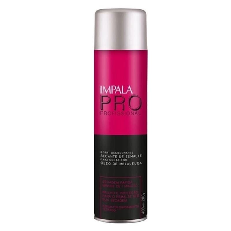 Spray Secante Impala Profissional para unhas Melaleuca 400 ml
