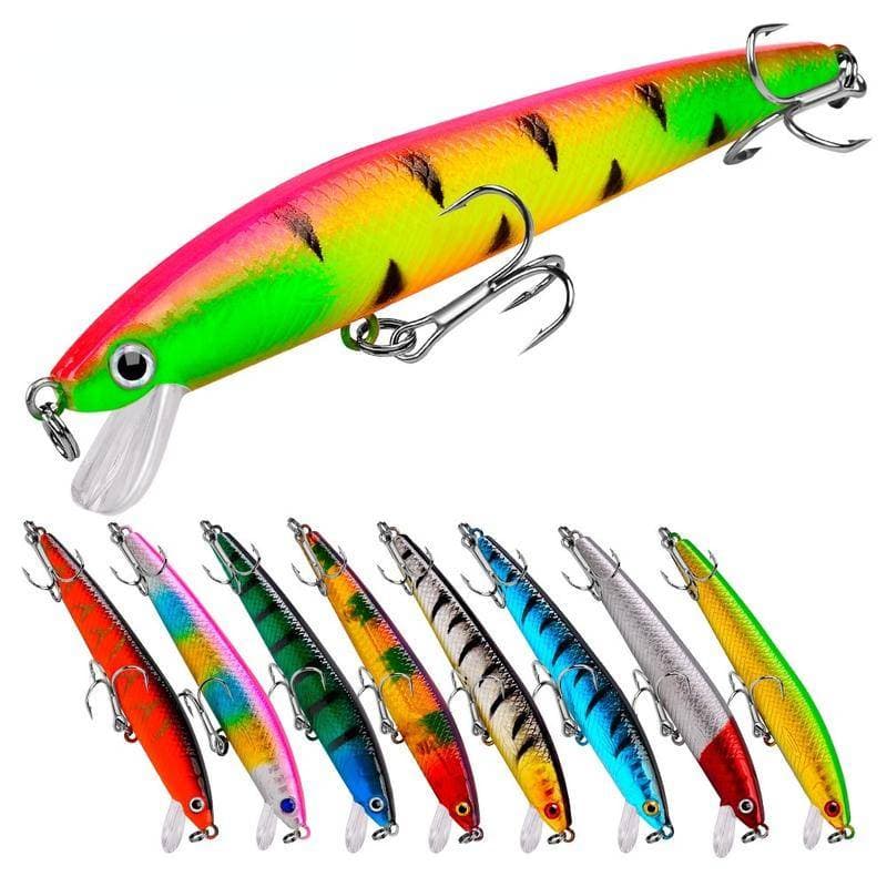Isca De Pesca Resistente Em 10 Cores 8.5g Minnow Simulação 9.5cm