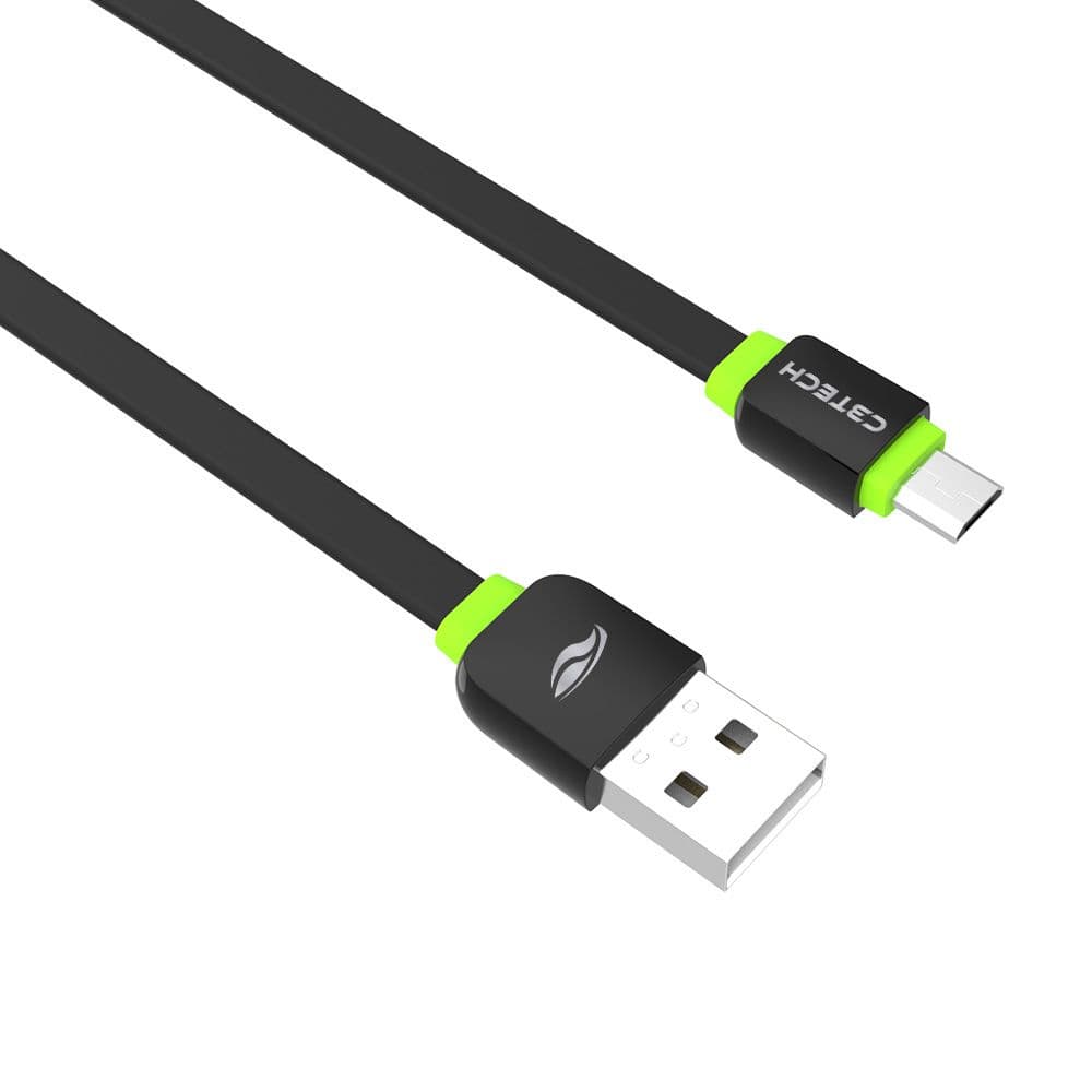 Cabo USB-Micro USB V8 2A 1m CB-100BK Preto C3Tech Faster Charge