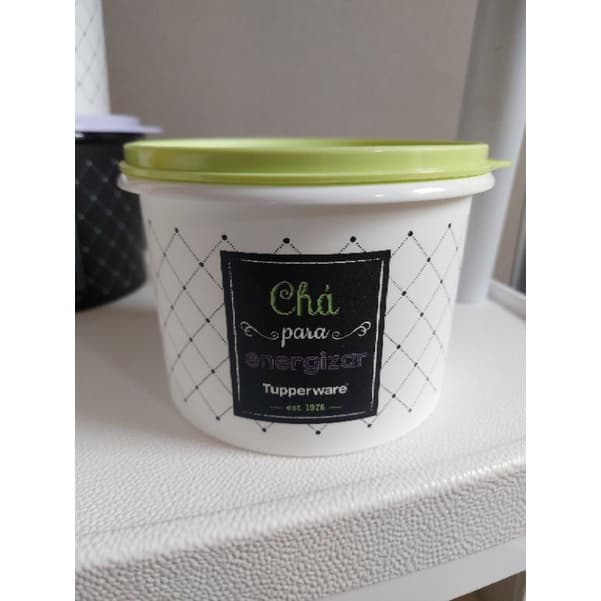 caixa de chá Bistrô Tupperware
