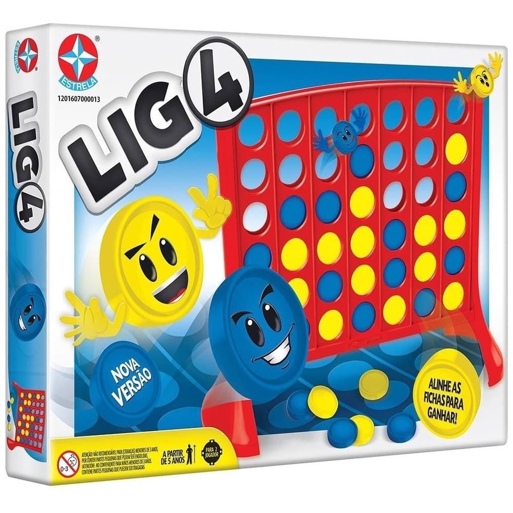 Jogo Lig 4 Raciocinio Estrategia Estrela
