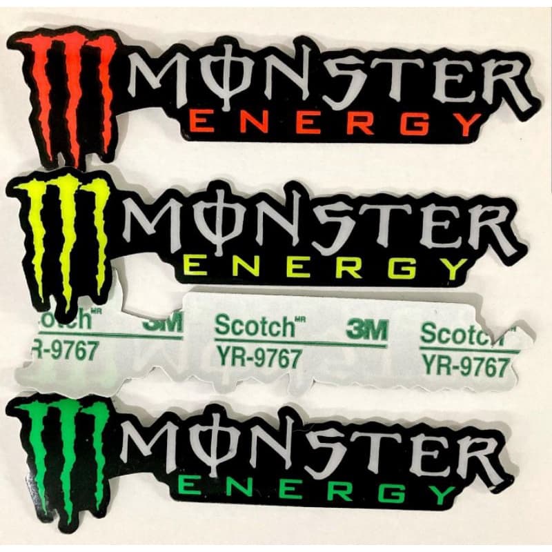 adesivo emborrachado 3m monster