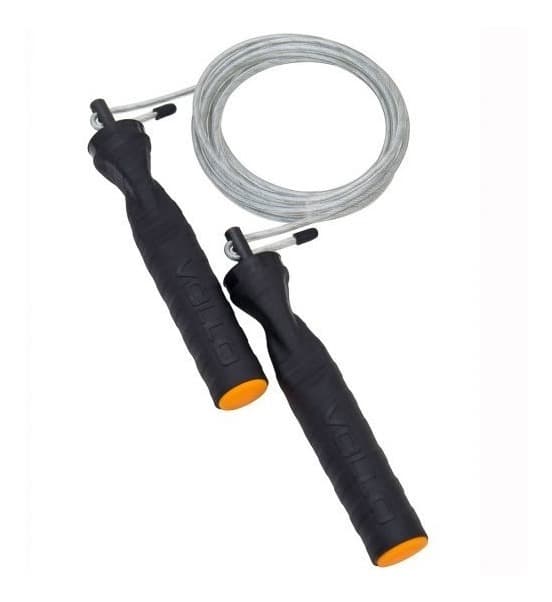 Corda De Pular de Aco Crossfit Com Rolamento Speed Profissional Vollo 3 metros