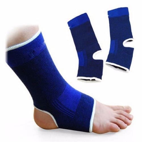 Par Tornozeleira Tenso Tornozelo Pé Durável cor azul respirável tornozelo