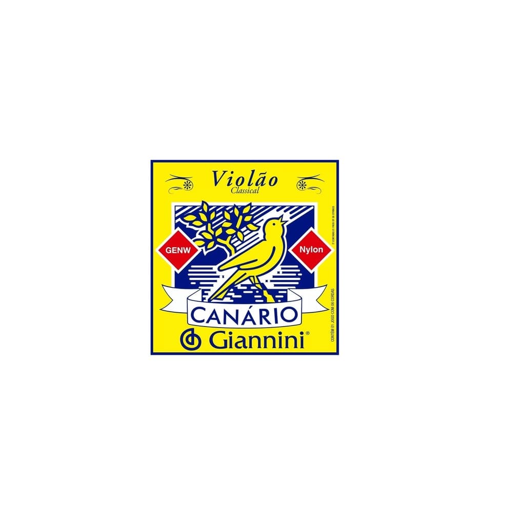 Encordoamento Giannini Canário Cordas Nylon Violão