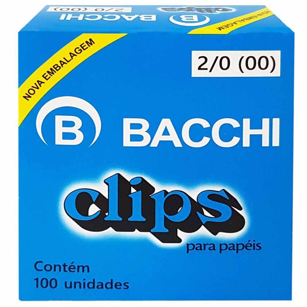 Clips Aço Galvanizado N° 2/0 (00) - C/ 100 Unidades - Bacchi Aguardamos Sua Compra . envio rapido