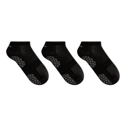 Kit 3 Meias Hidroginástica Pilates Yoga Antiderrapante Pratica Esporte Piso Molhado Escorregadio