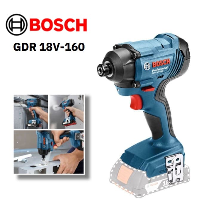 Furadeira De Impacto Sem Fio Bosch GDR 18V-160 Ferramenta Nua Profissional (Somente)