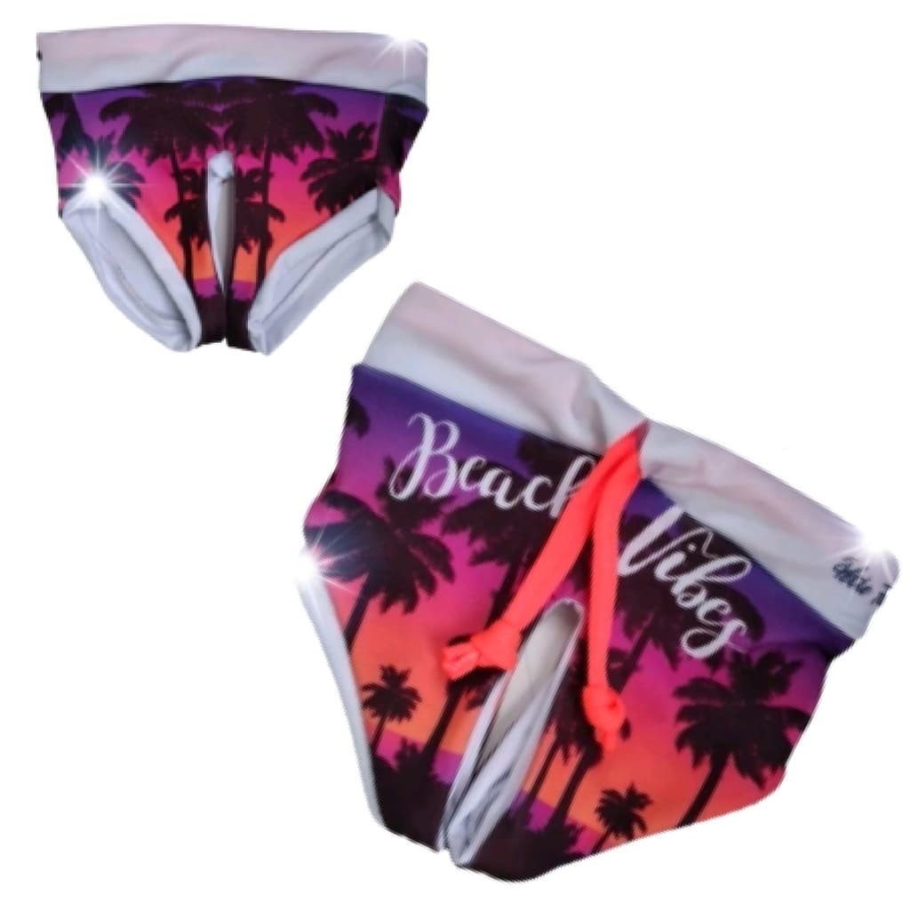 Sunga  Petie Havaí, sunga pet, roupa pet praia, sunga fashion pet, sunga coqueiros pet, coqueiros