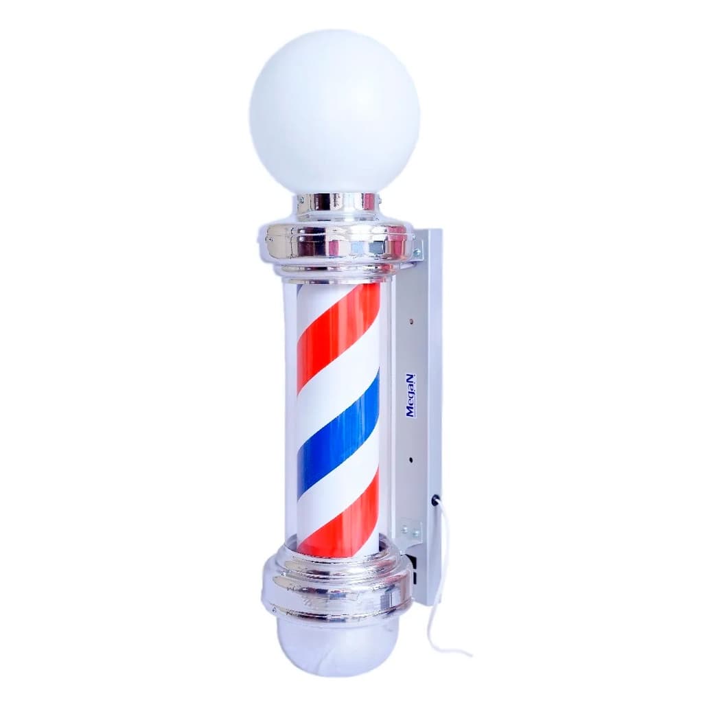 Barber Pole Poste de Barbeiro 75cm Com Globo Megan - (cod: 0dz7)