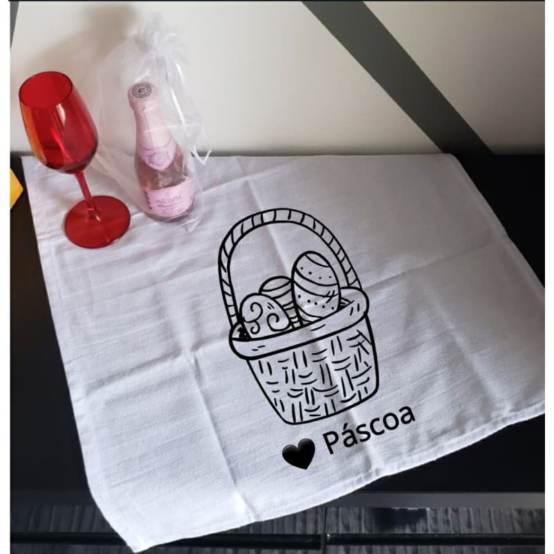 Páscoa pano de prato, pano de copa, pano de prato pintado