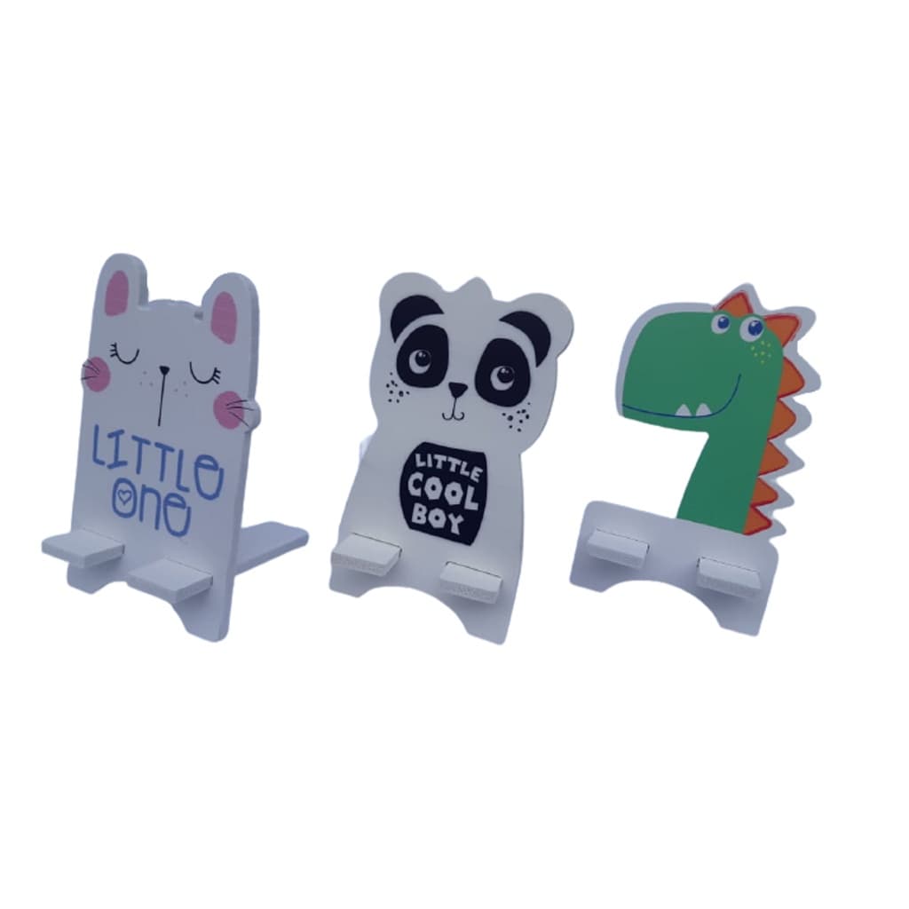 Suporte para celular animal fofo moda infantil ótimo material suporte excelente serve para celulares e tablets