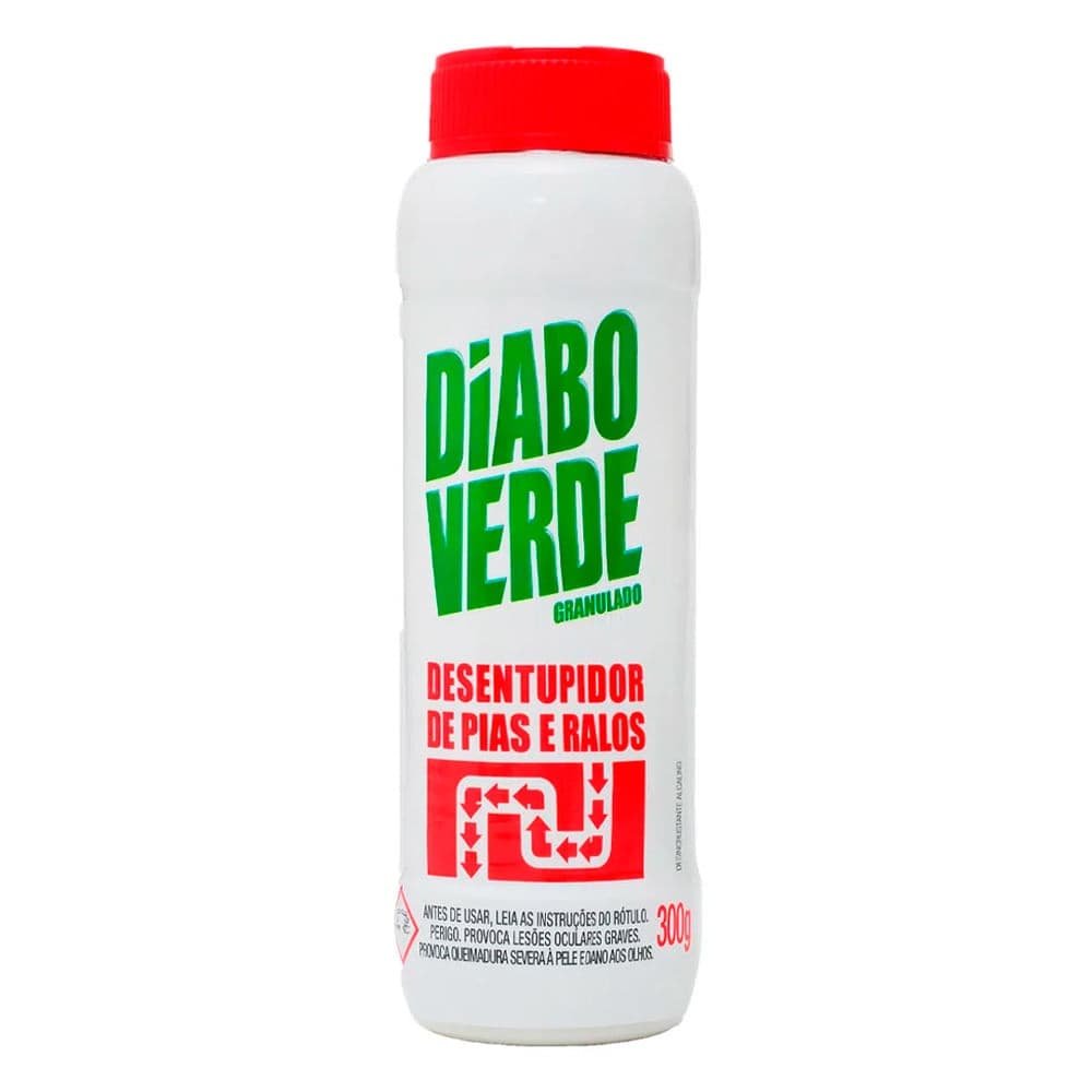 DESENTUPIDOR DIABO VERDE 300gr PIAS E RALOS