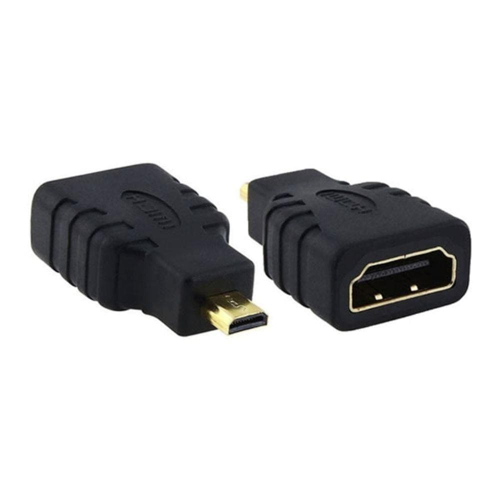 Adaptador Conversor Micro HDMI Macho Para Cabo HDMI Fêmea