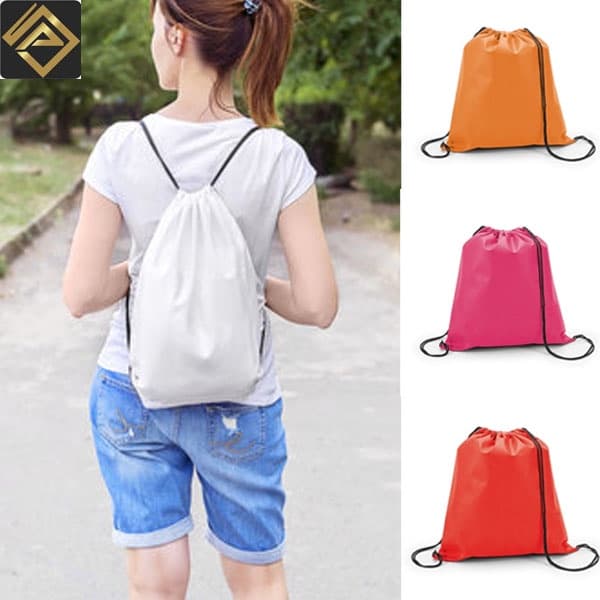 Mochila Saco Bolsa Unisex Resistente  Lisa  Esportiva-  Gym Academia