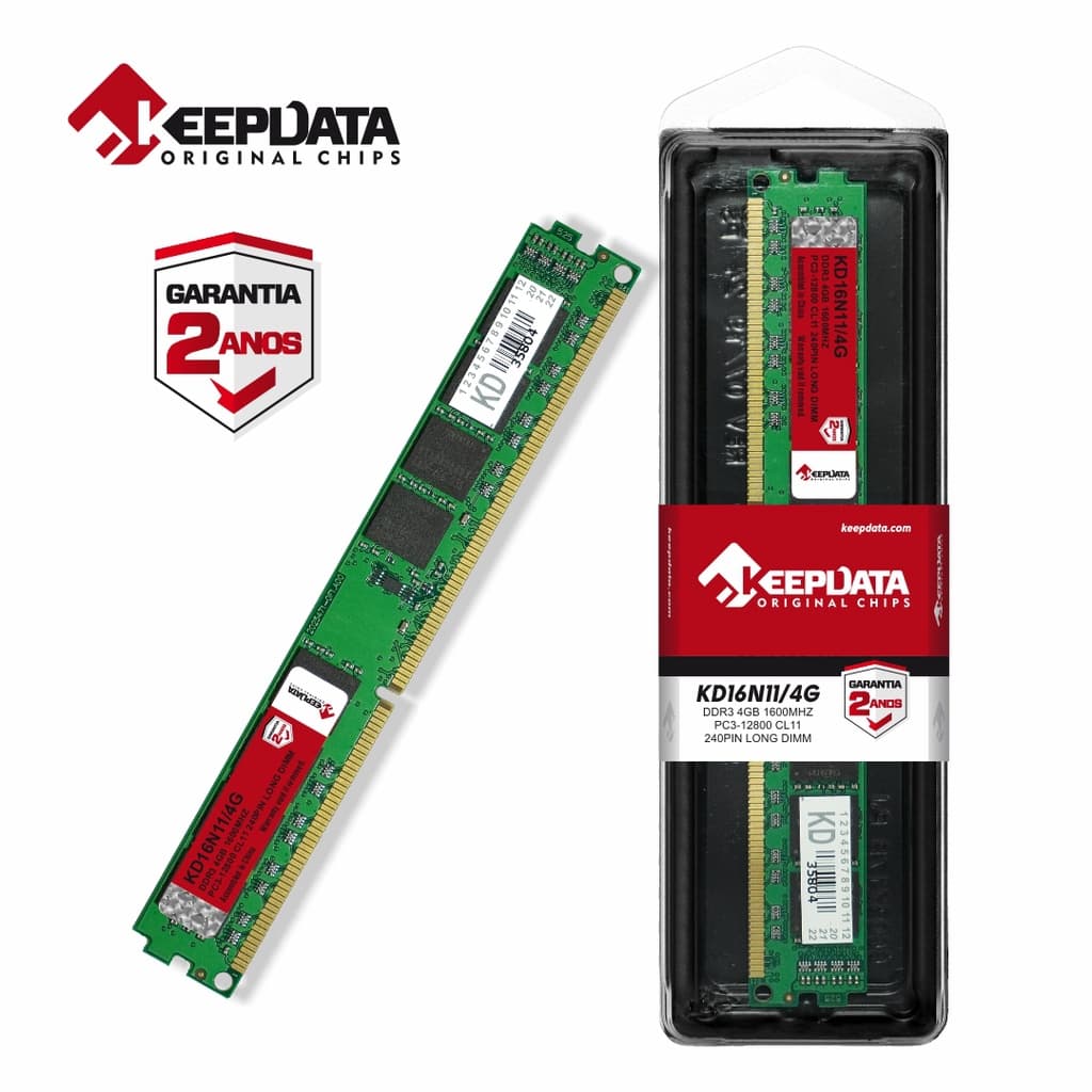MEMORIA DESK DDR3 4GB 1600MHZ KD16N11 4G