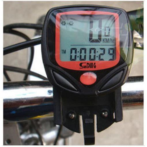 LCD Digital Bicicleta Ciclismo Computador À Prova D'água Odômetro Velocímetro Cronômetro