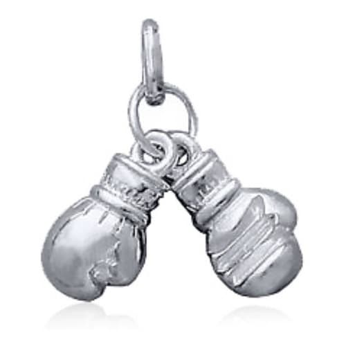 Pingente Pura Prata 925 Par Luva De Boxe - Exclusivo
