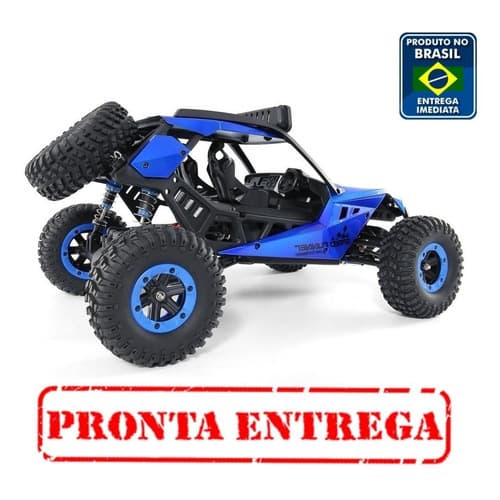 Carrinho Controle Remoto Jjrc Q46 Azul Off-road 4x4 Com Led